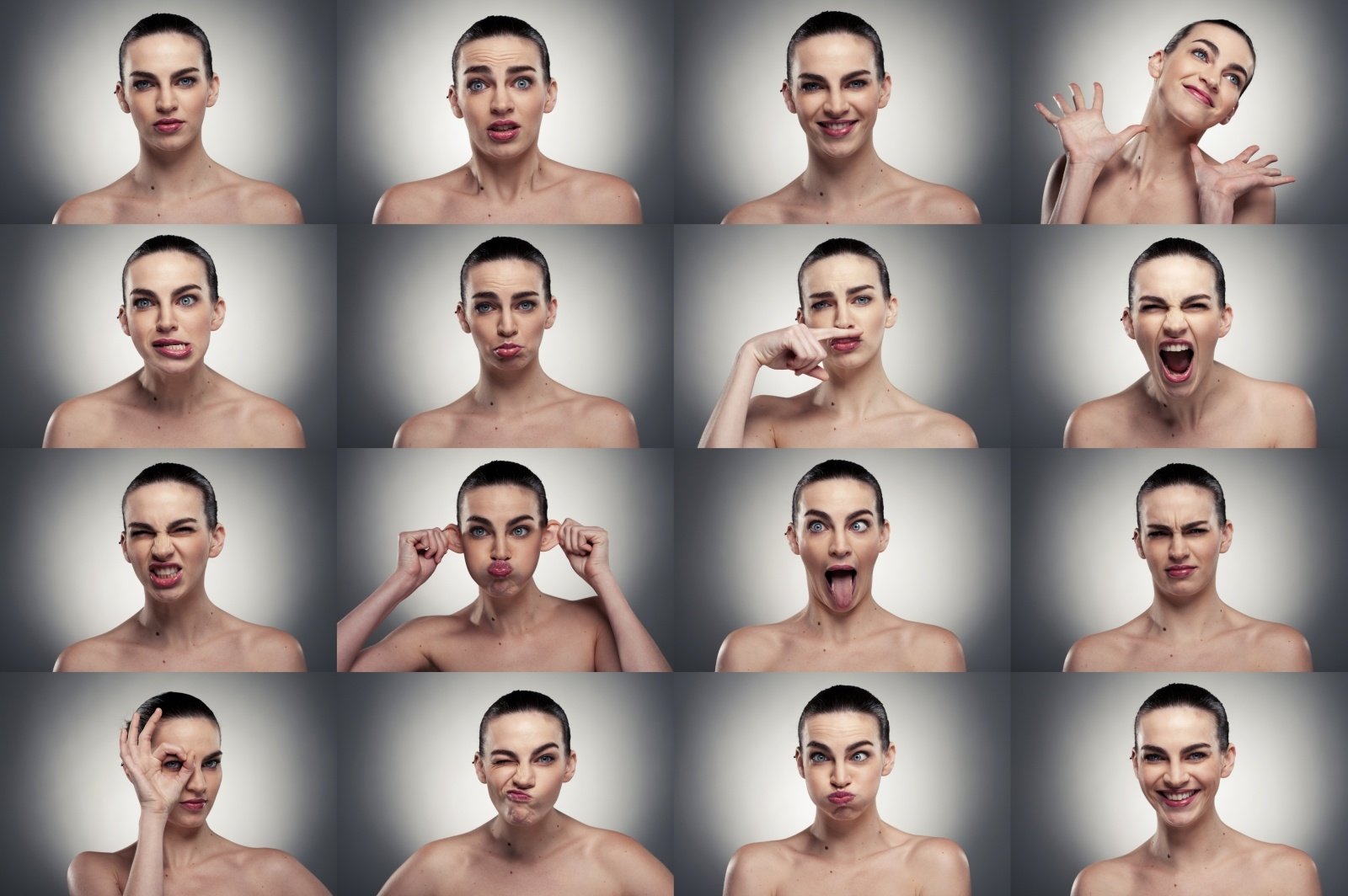 Synthesizing realistic facial expressions from
