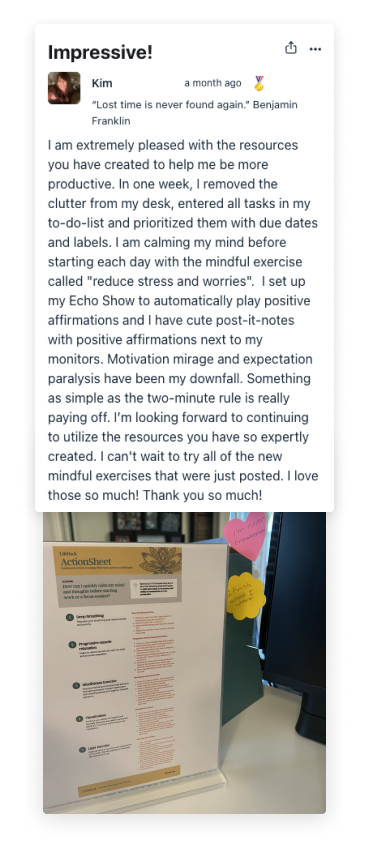 Testimonial from Kimberly T.