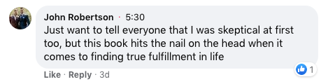 Testimonial from John Robertson