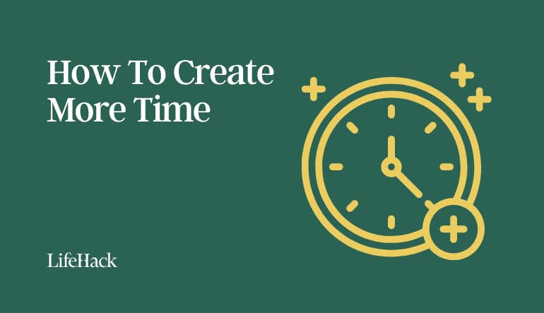 how to create more time