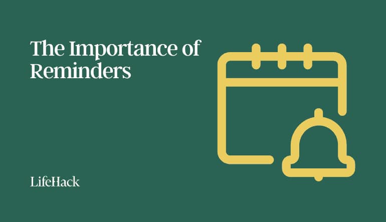 importance of reminders