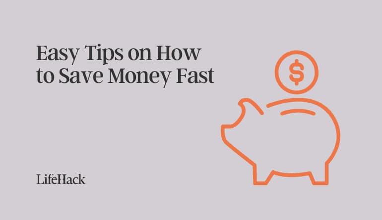 how to save money fast