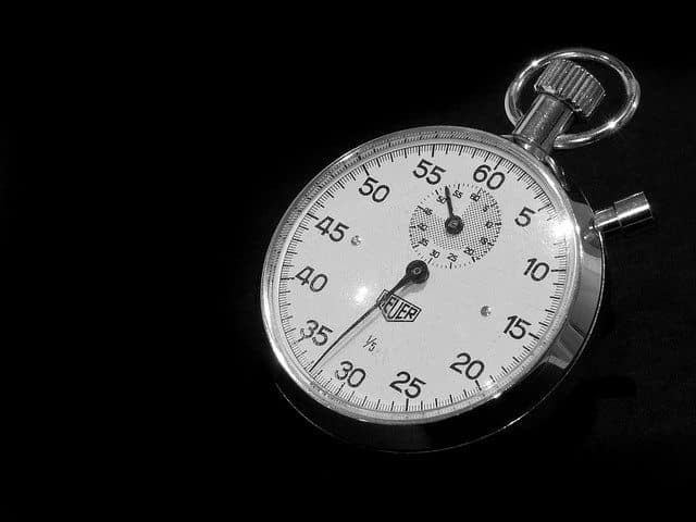 William Warby. "Stopwatch." February 21, 2009. Flickr. http://www.flickr.com/photos/wwarby/