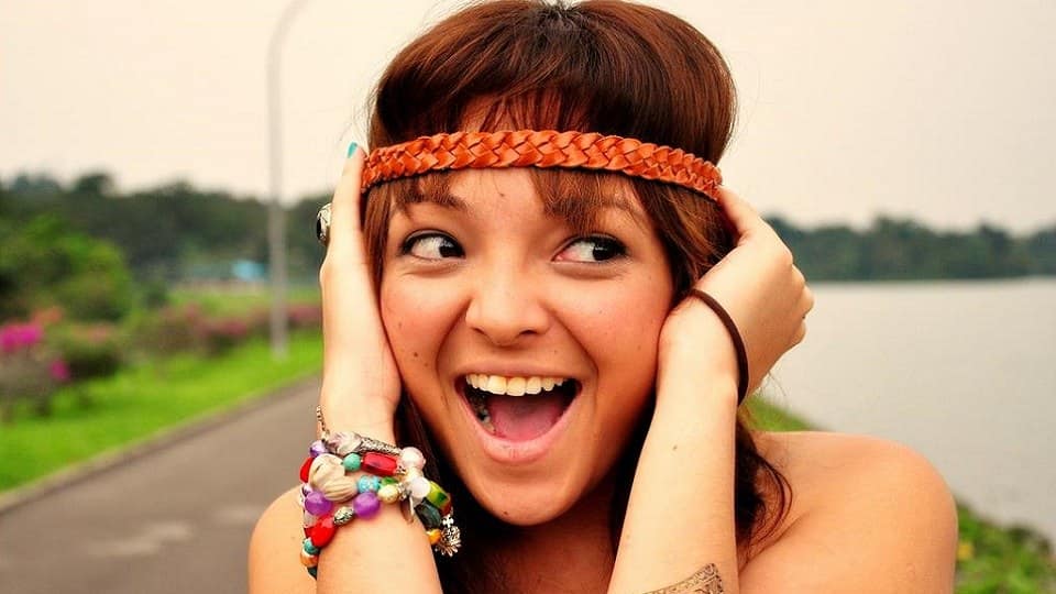 happy girl