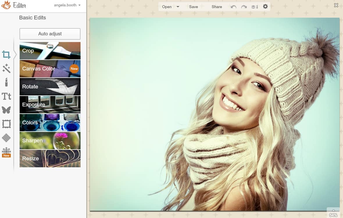 PicMonkey image editor