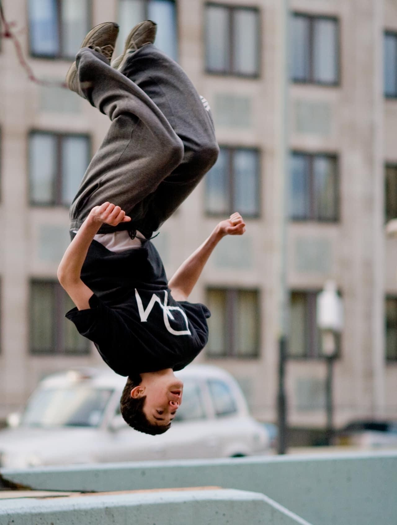 acrobatic man