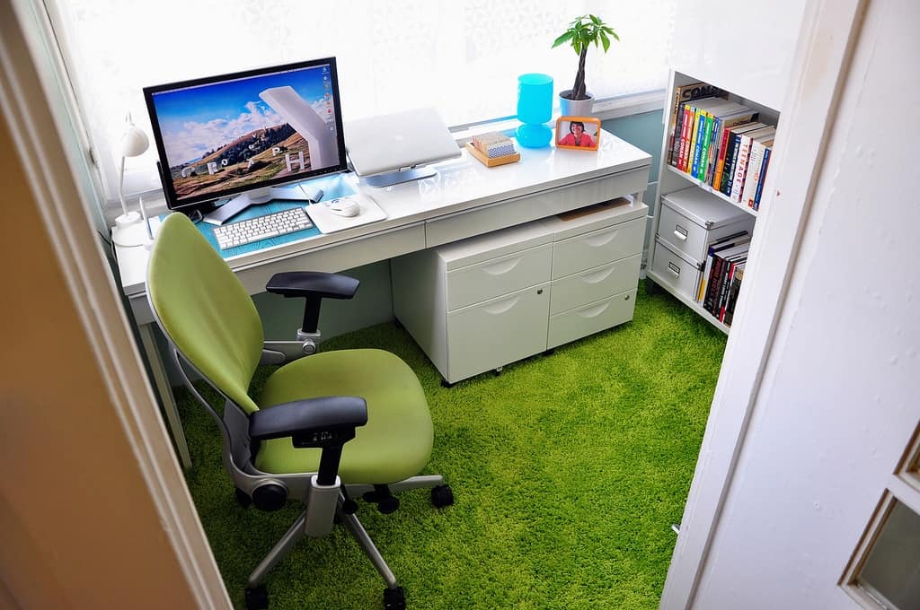 at home office