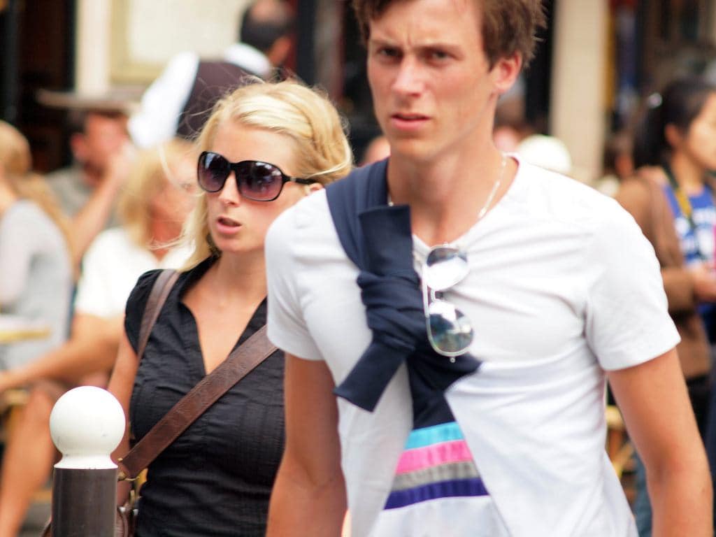 Stressed couple