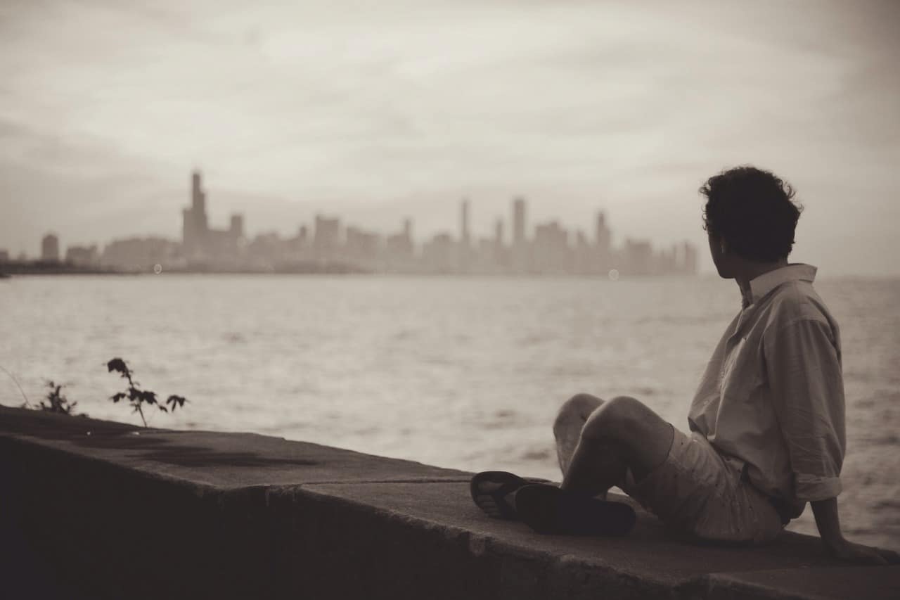 looking at home from far away