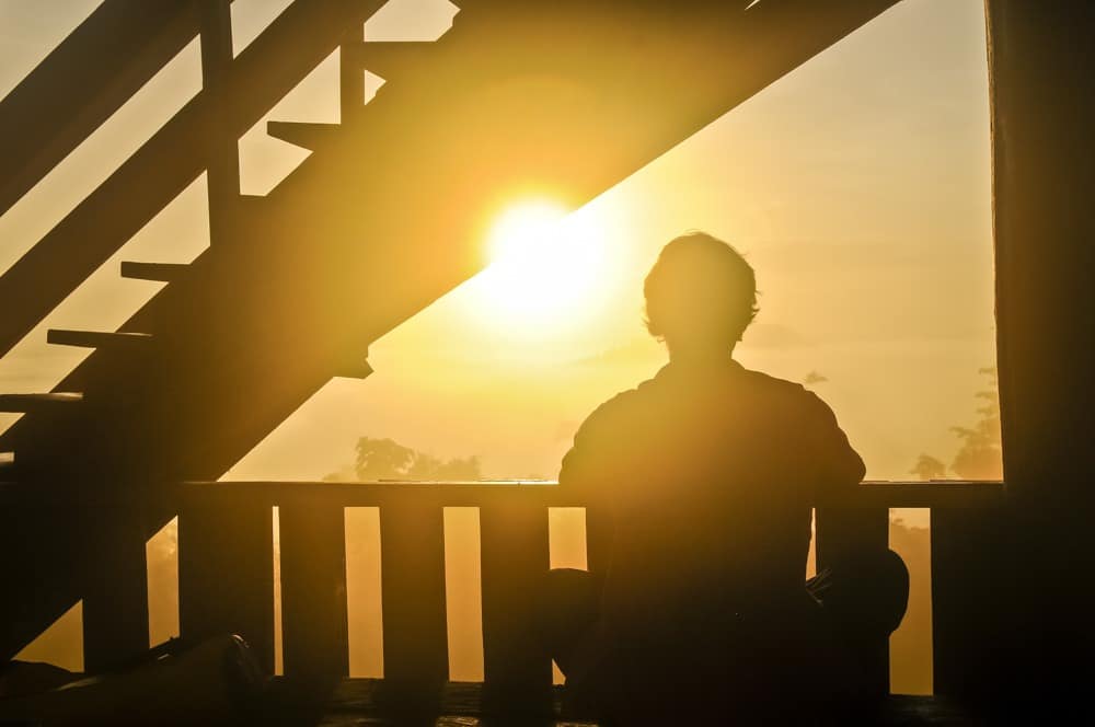 A morning person's thinking ritual