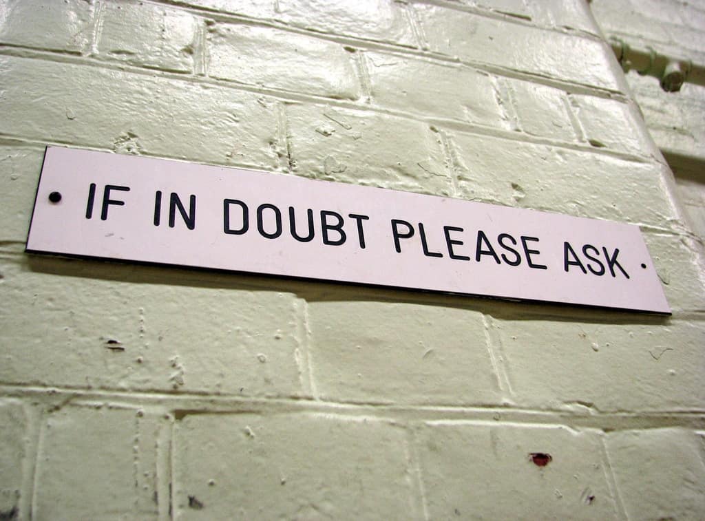 ask for help