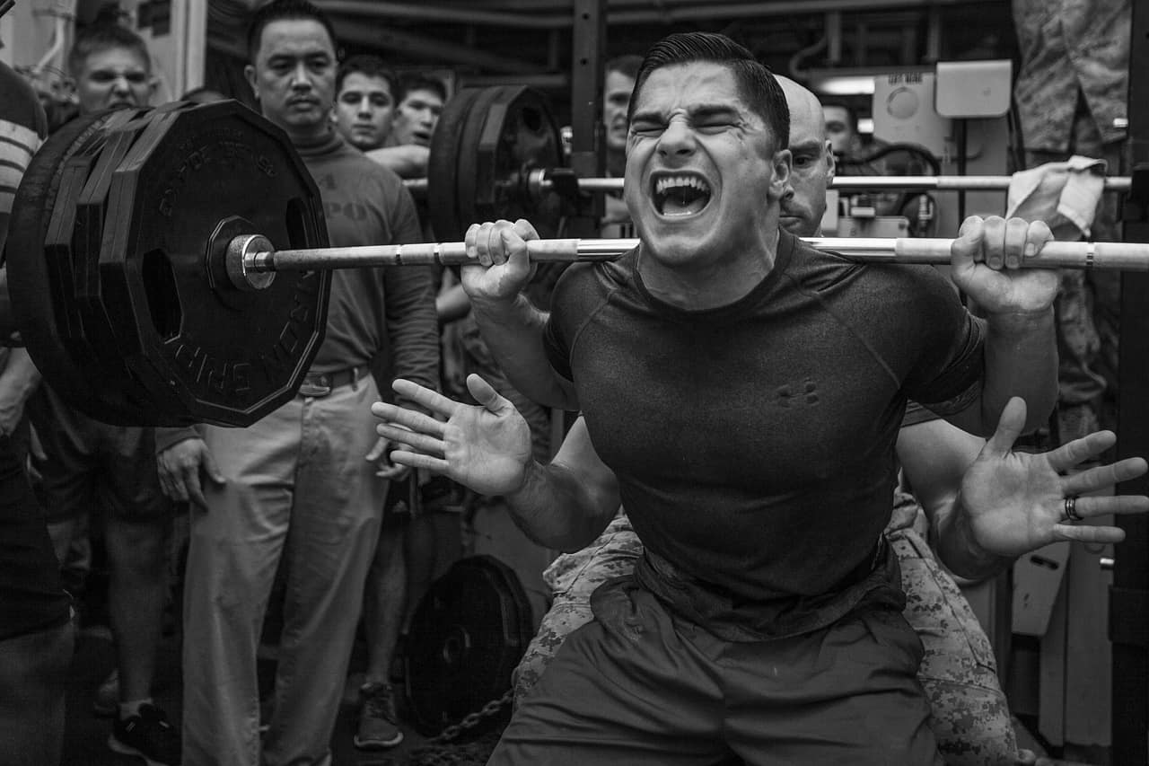 heavy squat