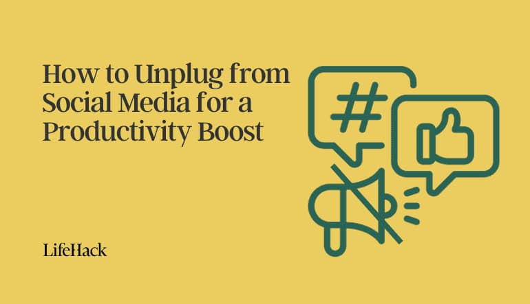unplug from social media