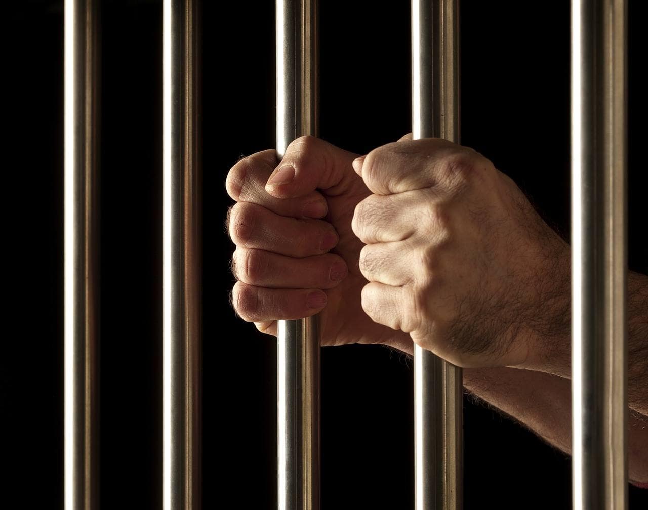 man in prison