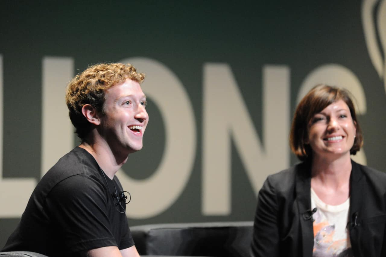 Mark Zuckerberg at a marketing event