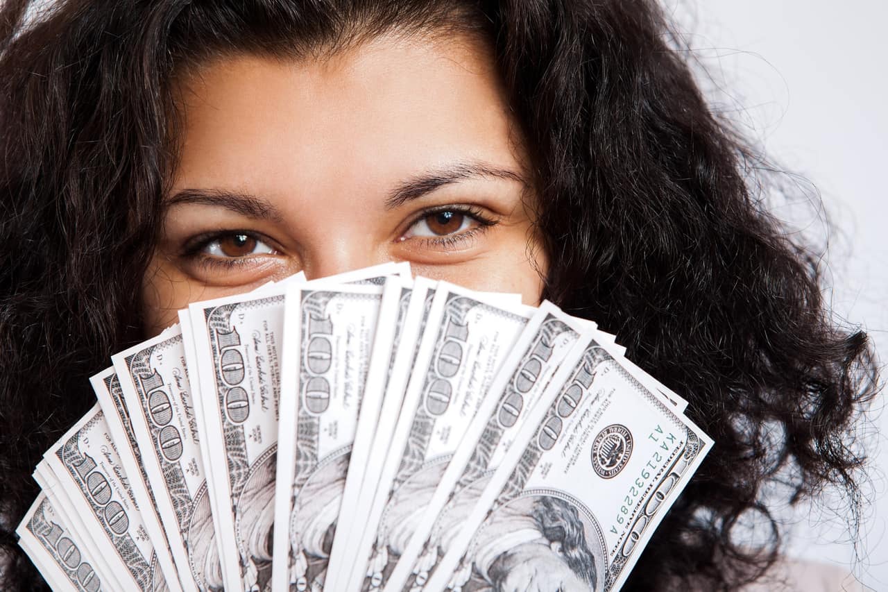smart girl getting rich