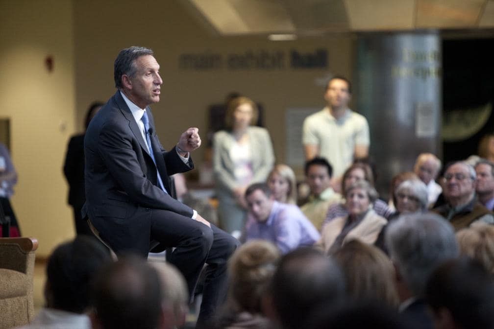 Howard Schultz public speaking