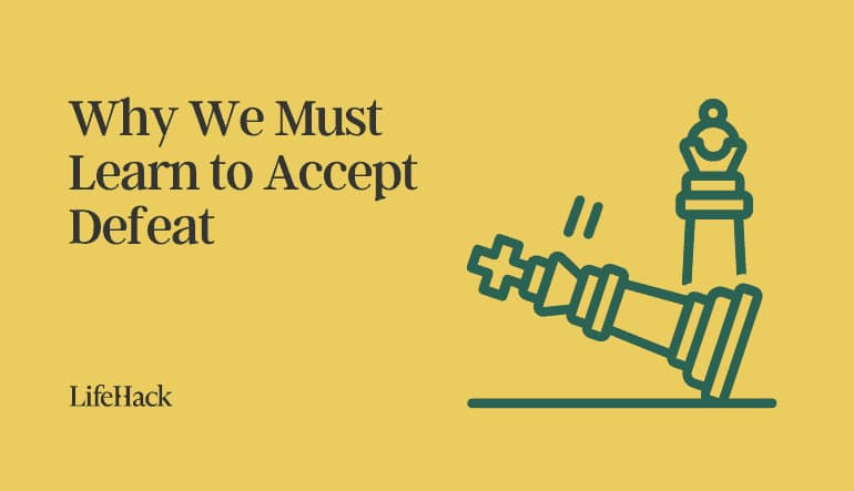 accept defeat
