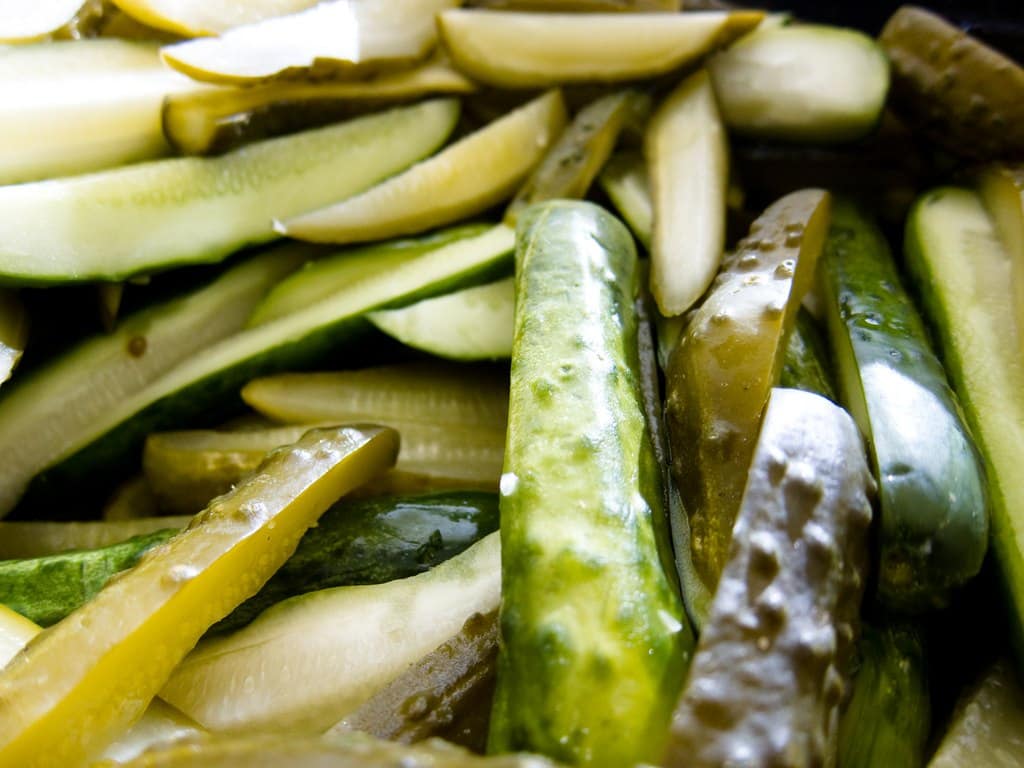 Internet2 had Zingermans for lunch, and it came with a pile of pickles.  If you know me, you would know how excited this makes me.