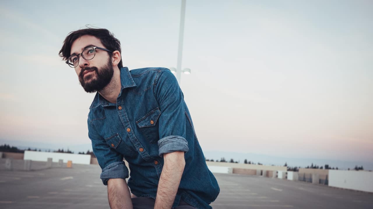 stressed man