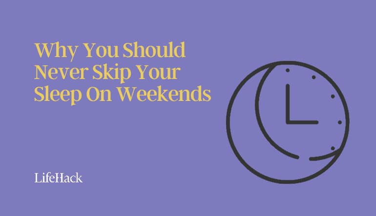 never skip sleep