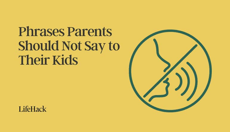 not to say to kids