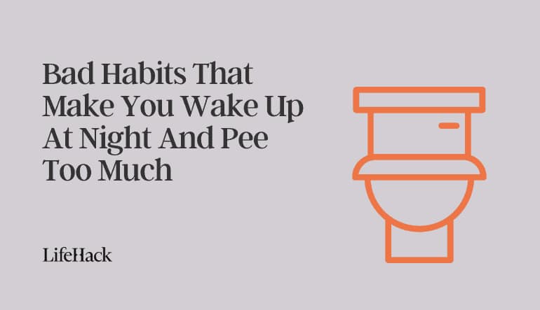 bad habits pee too much