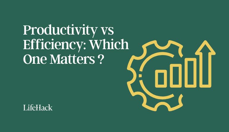 productivity vs efficiency