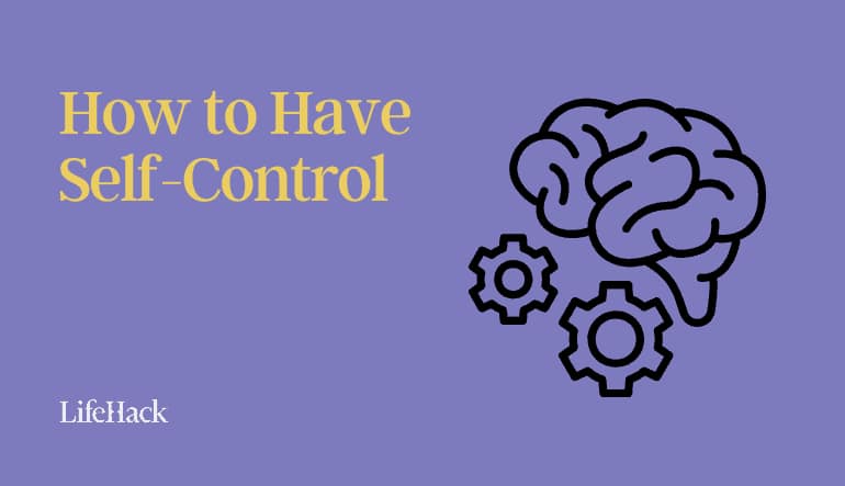 how to have self control