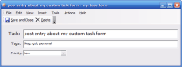 Outlook Tag Custom Form