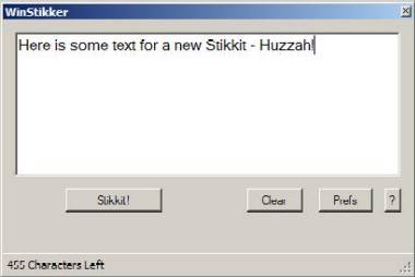 WinStikker - Post Stikkits from your Desktop