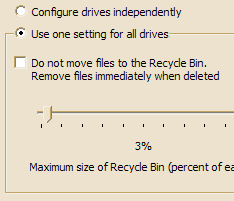Bypass Recycle Bin to Permanently Delete