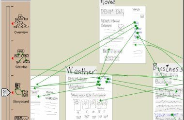Web Design Tool: Denim Site Sketching