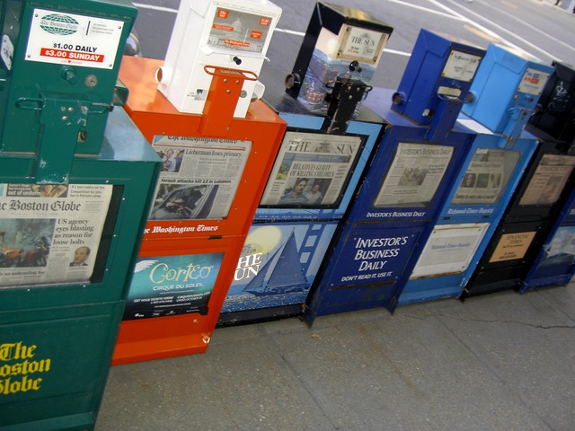 Newspaper Machines