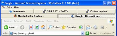 WinTabber: Create Tabs In Any Windows Program