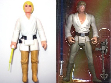 Luke Skywalker figures comparison