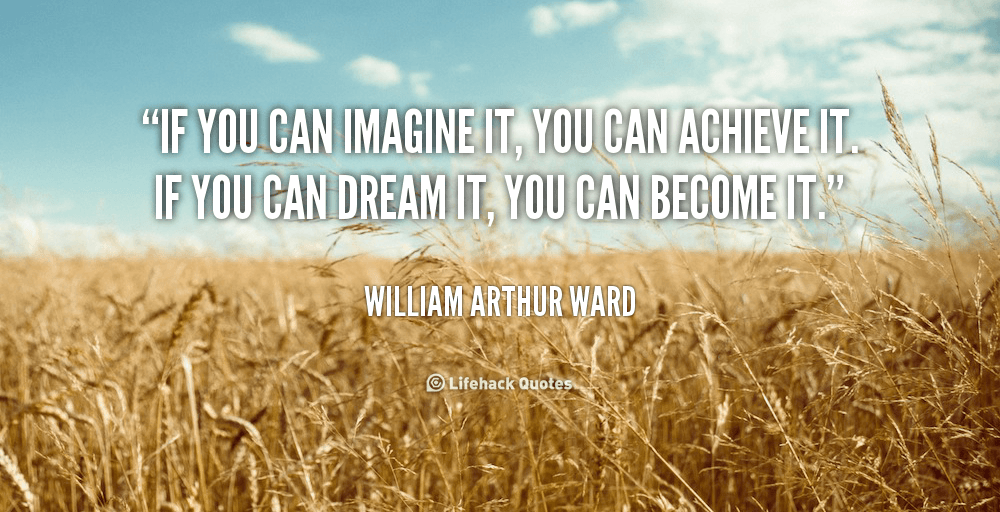 Daily Quote: If You can Imagine it, You can Achieve it.