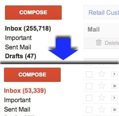 Clean up Gmail