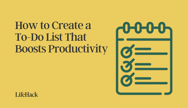 to do list to boost productivity