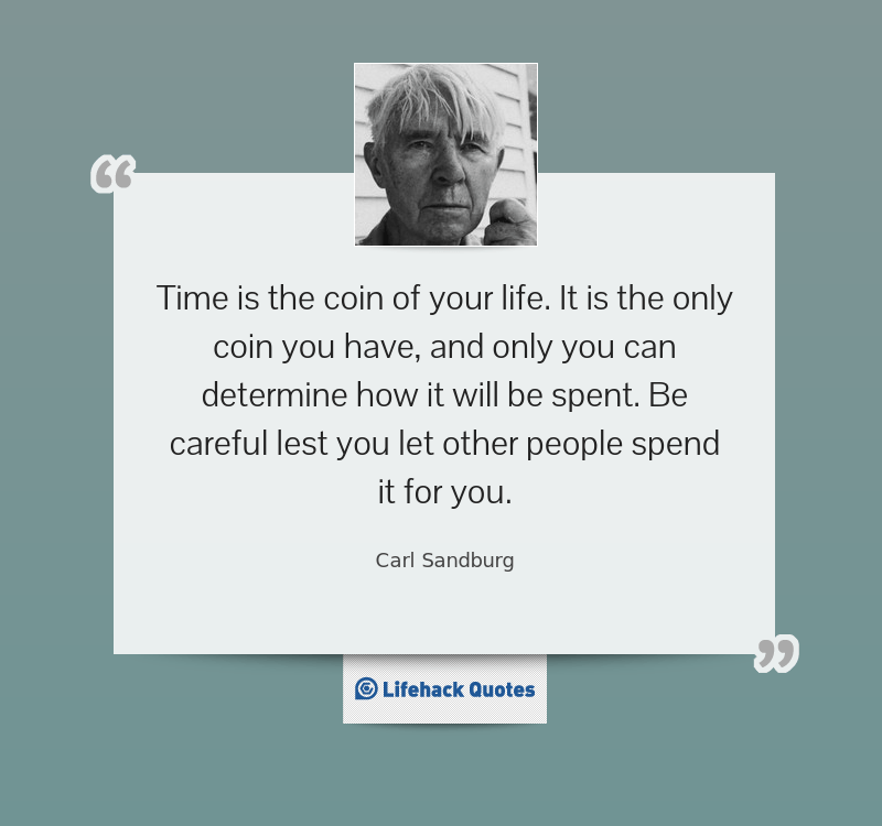 time-is-the-coin-of-your-life