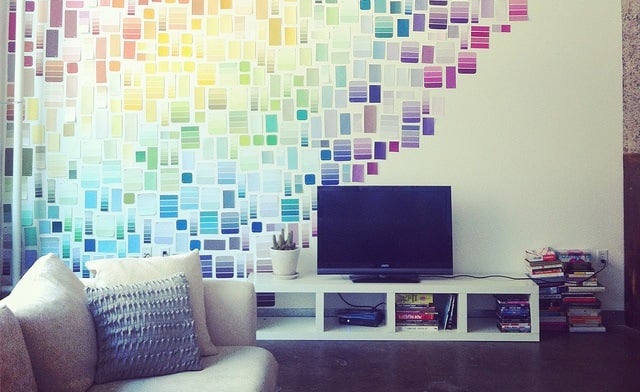 Paint Swatch Wall