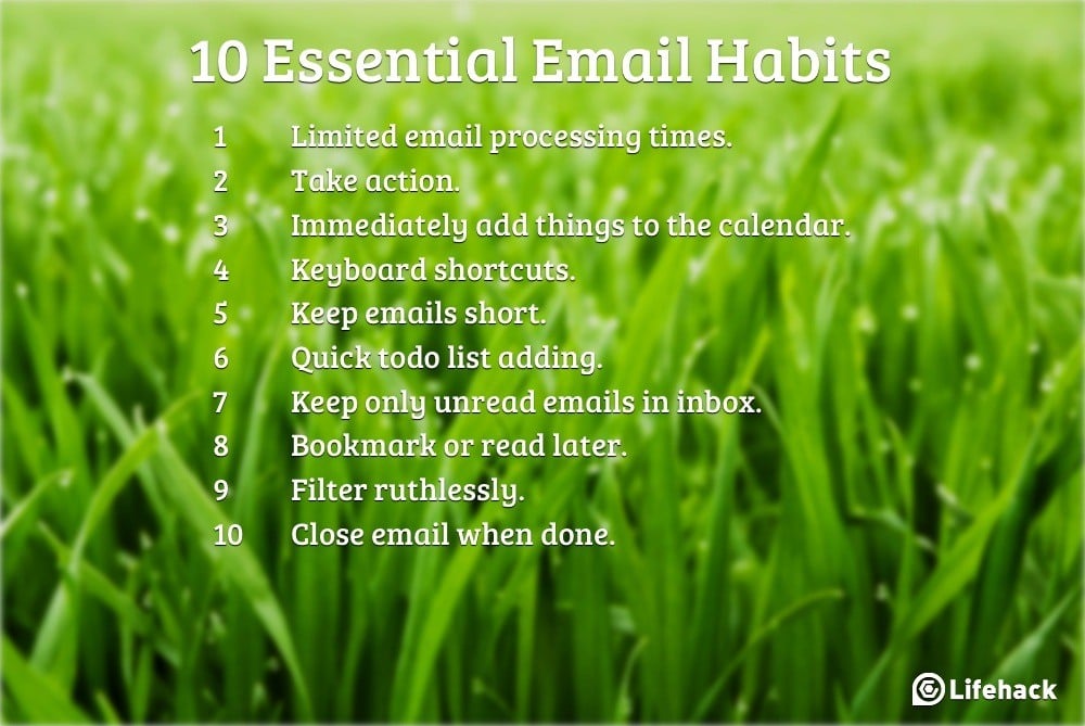 Top 10 Email Habits that Everyone Should Have