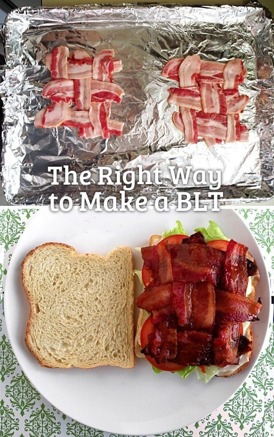 the right way to make a blt