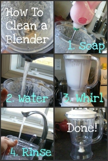 how to clean a blender