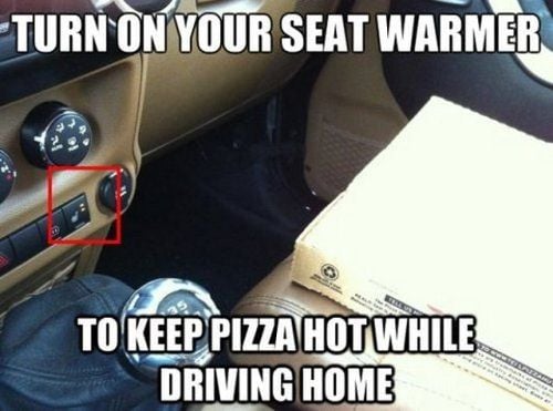 59 keep pizza out while driving home