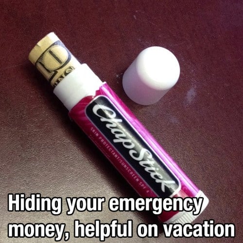 hiding your emergency money