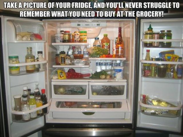 80 take a picture of your fridge