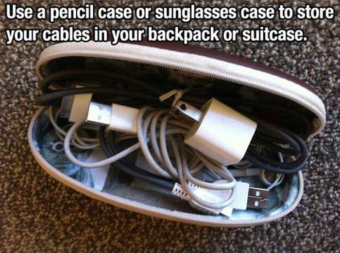pencil case to store cables