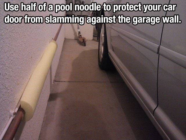 use half a pool noodle
