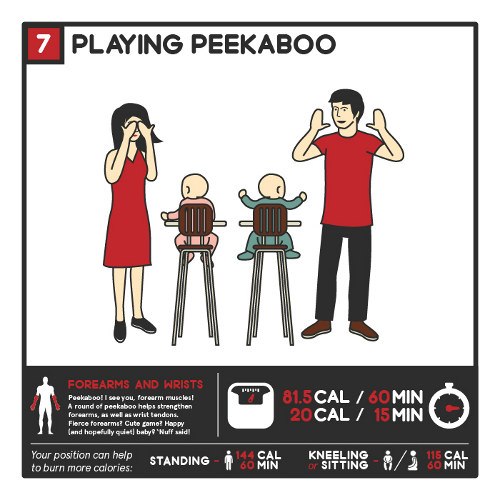 playing peekaboo